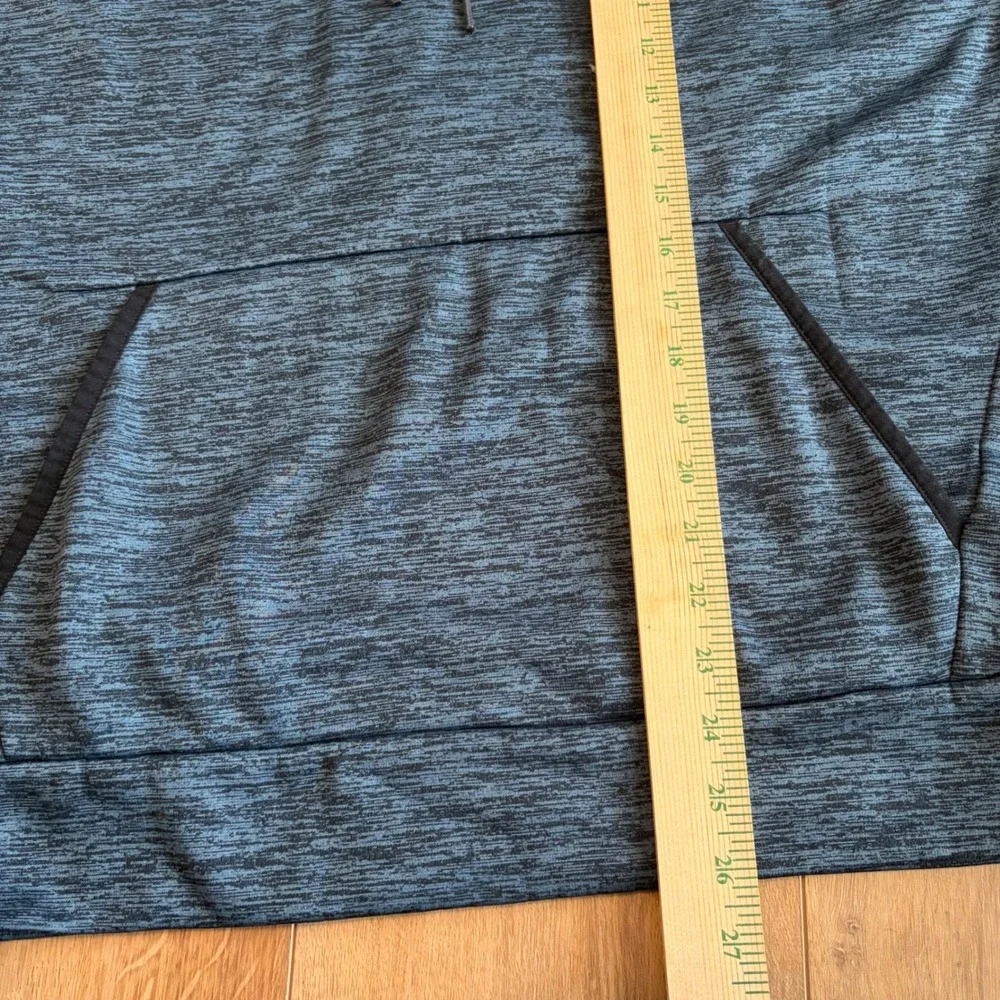 Under Armour Mens Armour Fleece Hoodie Blue Space Dye Pullover Large 1320743